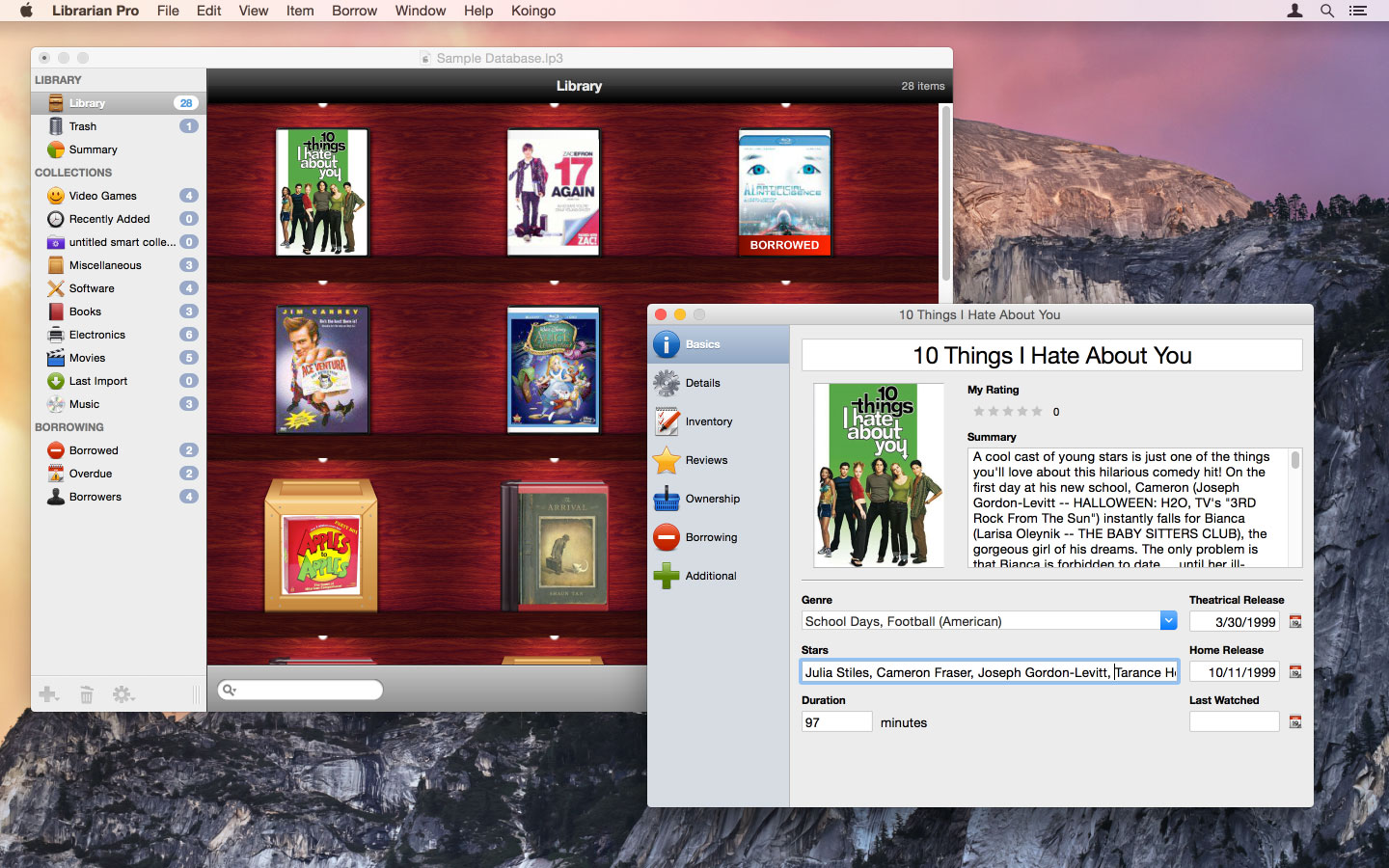 auto librarian software for mac